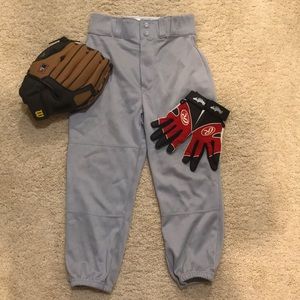Baseball Pants & Gloves